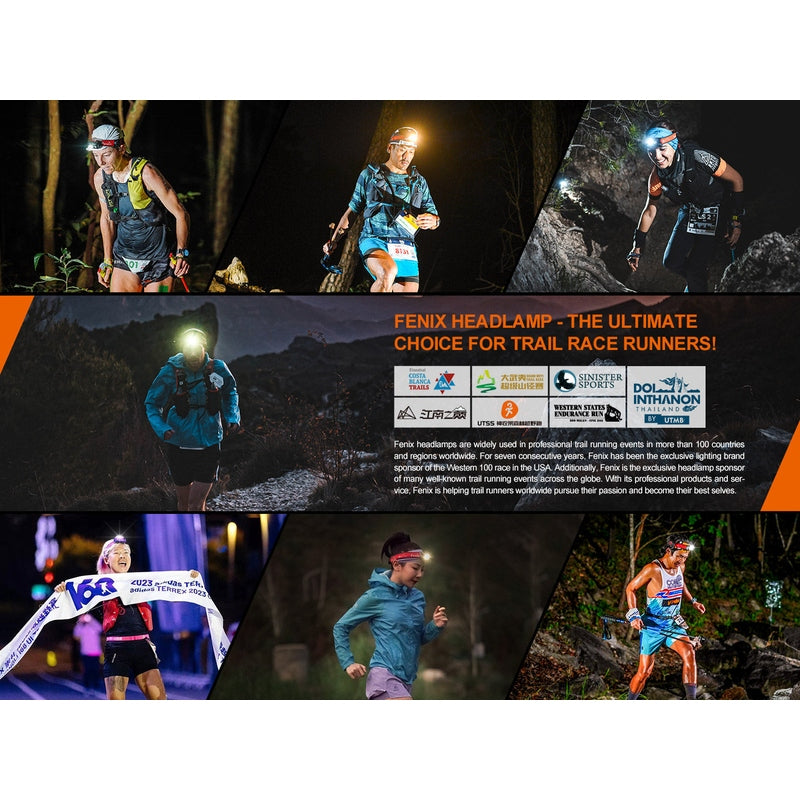 Fenix HM65R-T V2 Rechargeable Lightweight Trail Running Headlamp