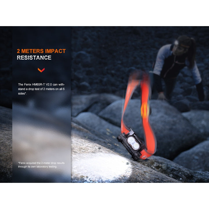 Fenix HM65R-T V2 Rechargeable Lightweight Trail Running Headlamp