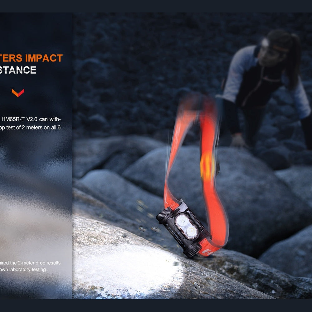 Fenix HM65R-T V2 Rechargeable Lightweight Trail Running Headlamp