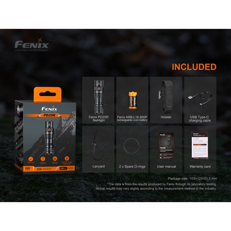 Fenix PD25R Rechargeable LED Flashlight