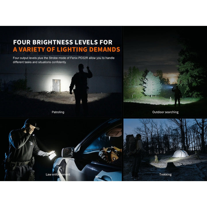 Fenix PD32R Rechargeable Silent Switch LED Flashlight