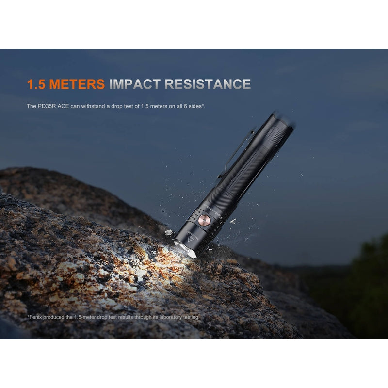 Fenix PD35R ACE Multi-mode Tactical Flashlight + FREE CL01 Mini Lantern