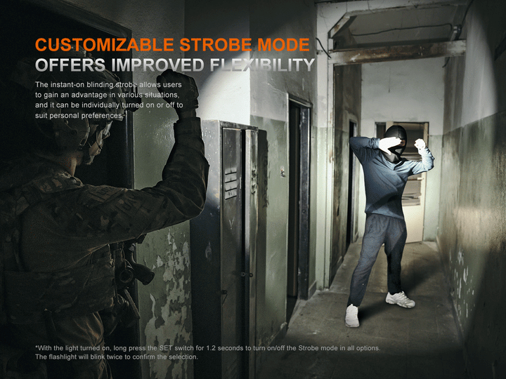 Fenix PD35R ACE Multi-mode Tactical Flashlight + FREE CL01 Mini Lantern