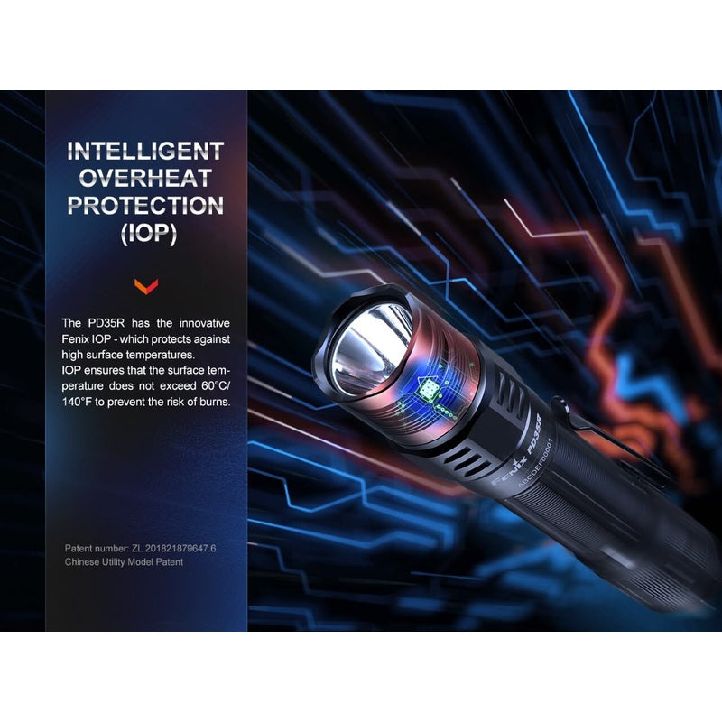 Fenix PD35R Compact Rechargeable Tactical Flashlight