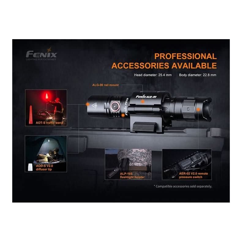 Fenix PD35 V3.0 Everyday Carry Flashlight - 1700 Lumens