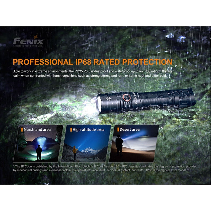 Fenix PD35 V3.0 Everyday Carry Flashlight - 1700 Lumens