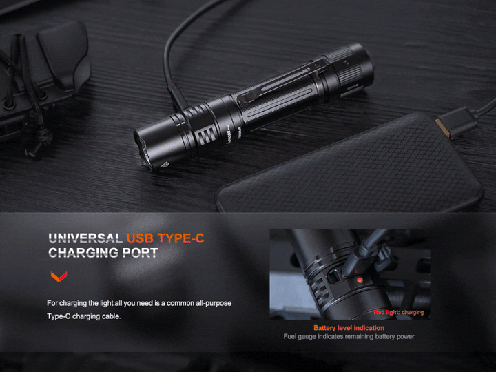 Fenix PD36R Pro 2800 Lumen Flashlight + FREE E03R V2 Keychain Light