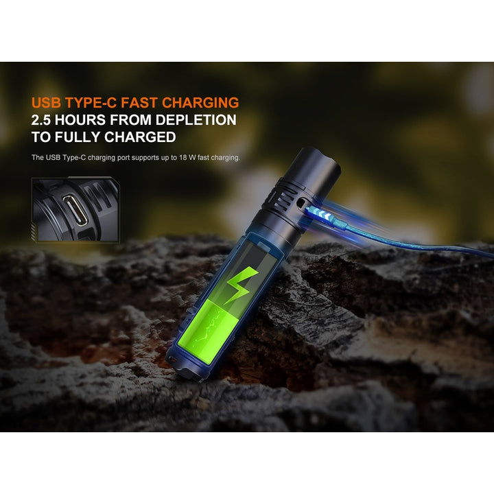 Fenix PD36R V2 Compact Rechargeable Tactical Flashlight - 1700 Lumens