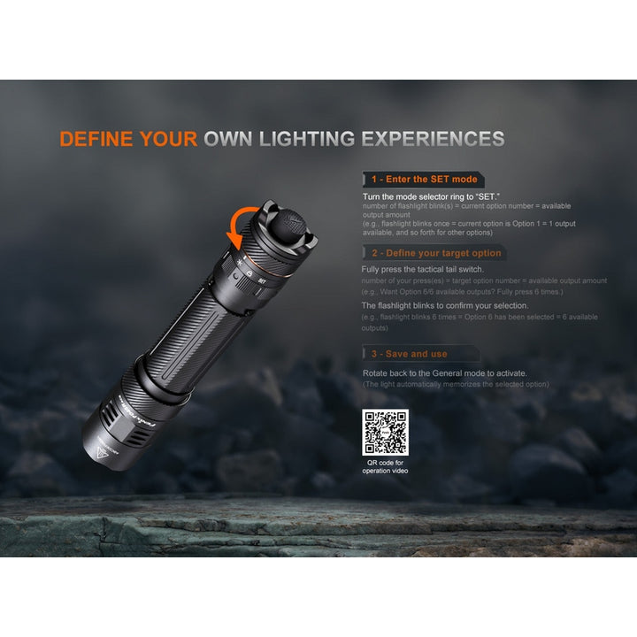 Fenix PD45R ACE Multi-Mode Tactical Flashlight