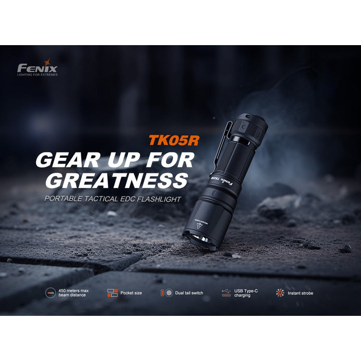 Fenix TK05R Compact Tactical EDC Flashlight