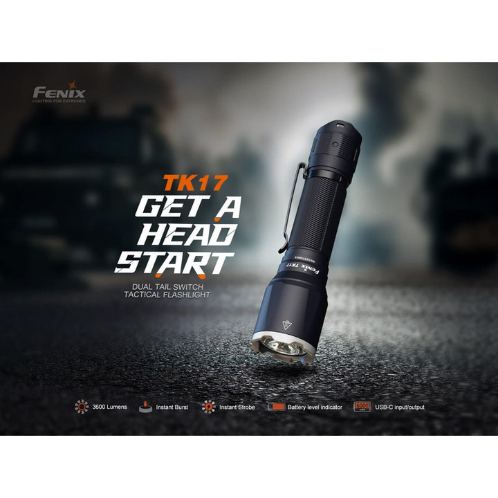 Fenix TK17 Dual Switch Tactical Flashlight