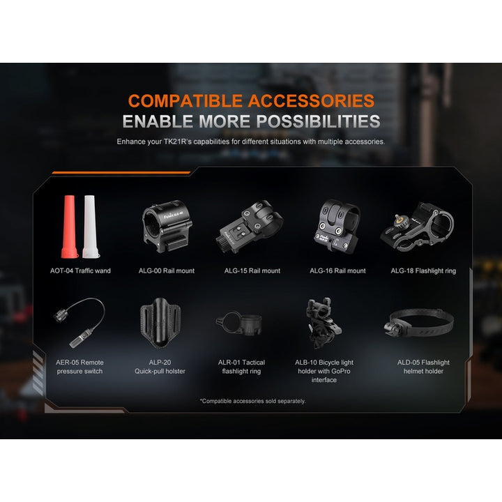 Fenix TK21R Duty Flashlight