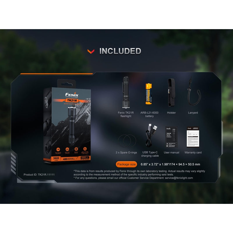 Fenix TK21R Duty Flashlight