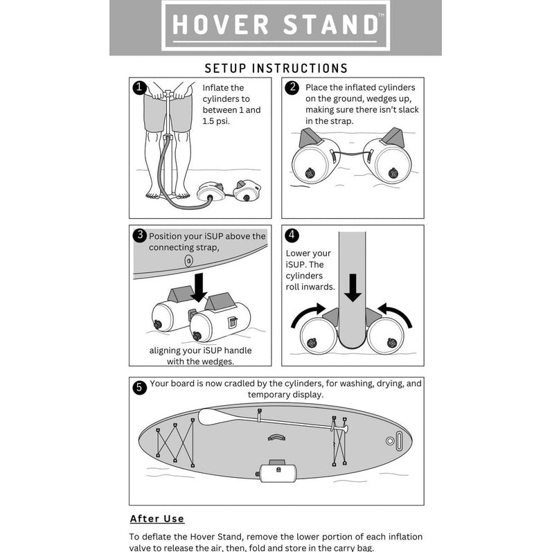 NIXY Sports Hover Stand - Portable Board Stand