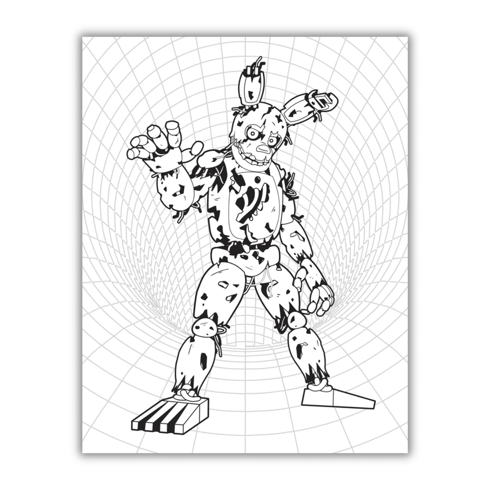 Five Nights at Freddy's Official Coloring Book Spiral Bound