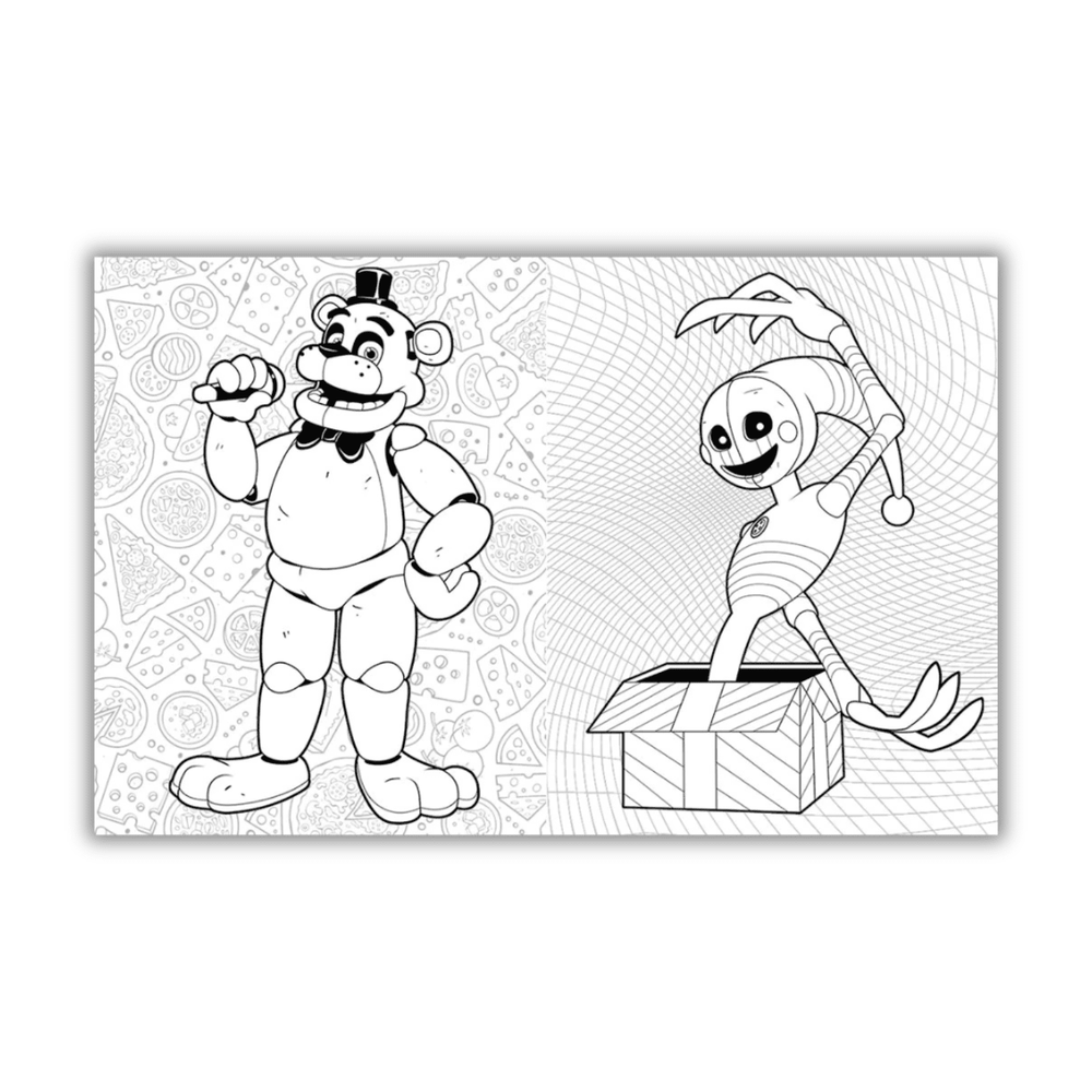 Five Nights at Freddy's Official Coloring Book Spiral Bound