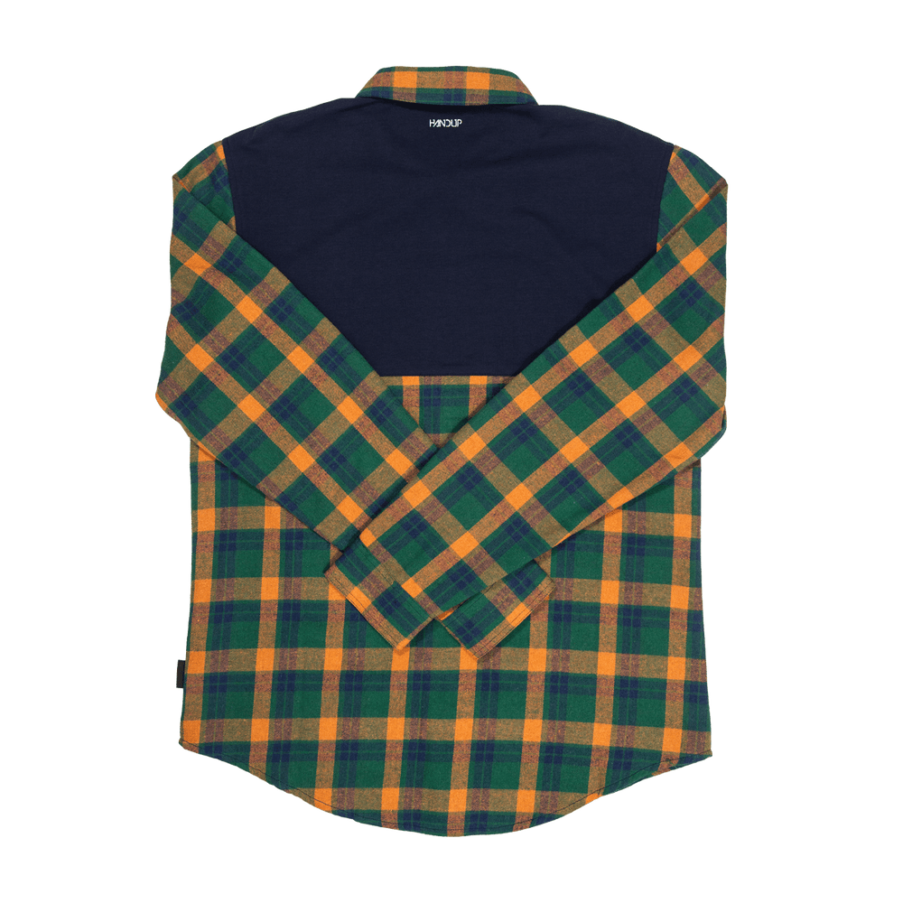 Handup FlexTop Flannel - Forest Green/Golden Mustard