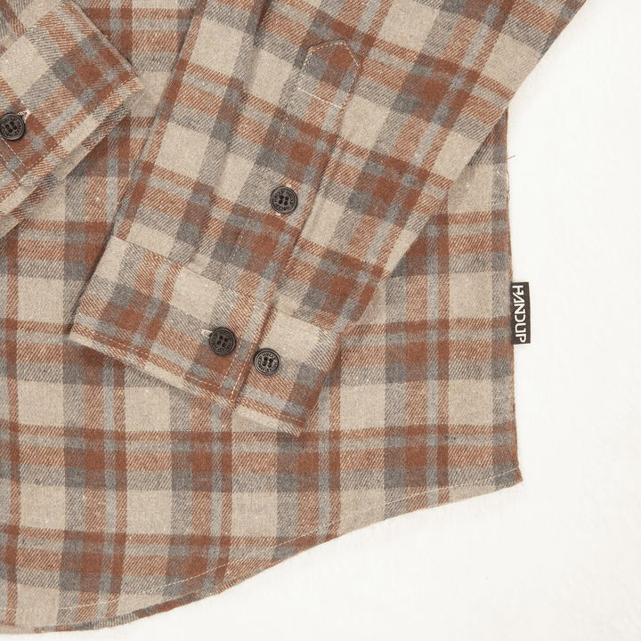 Handup FlexTop Flannel - Saddle Brown/Sand