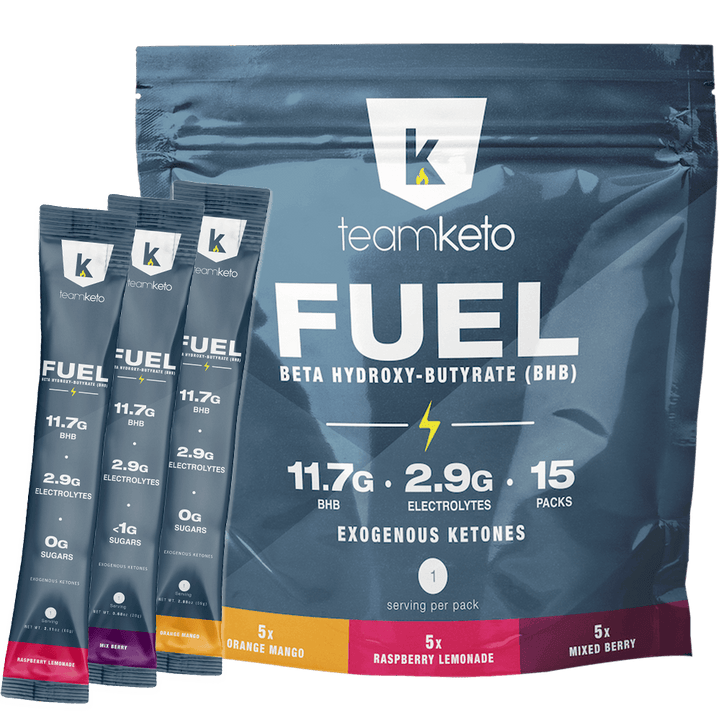 TeamKeto Fuel Exogenous Ketone Travel Packs