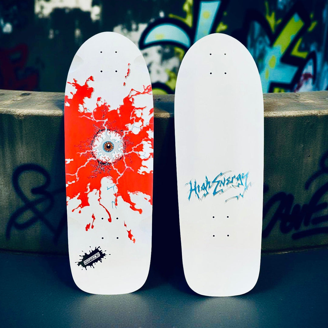 Electric Eye Limited Edition Hand-Painted Skateboard Deck
