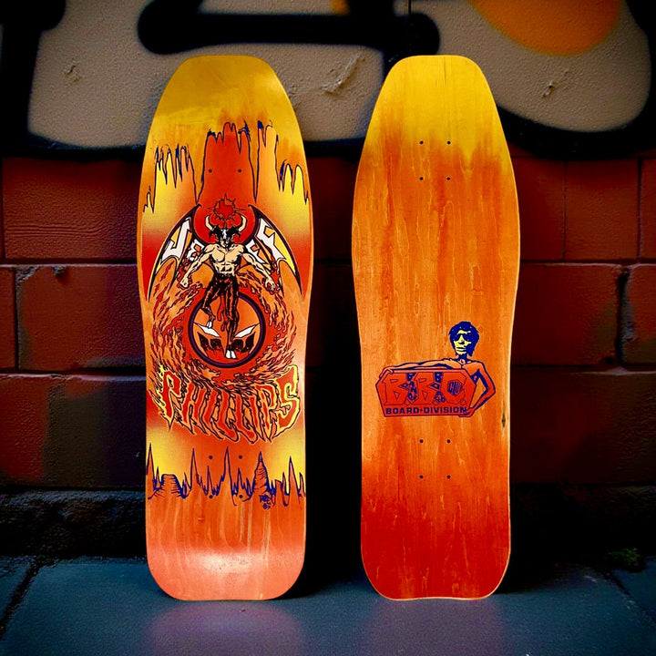 Jeff Phillips DevilMan DOUBLE-FADE Limited Edition, HAND-PAINTED BBC Deck 1 of 14