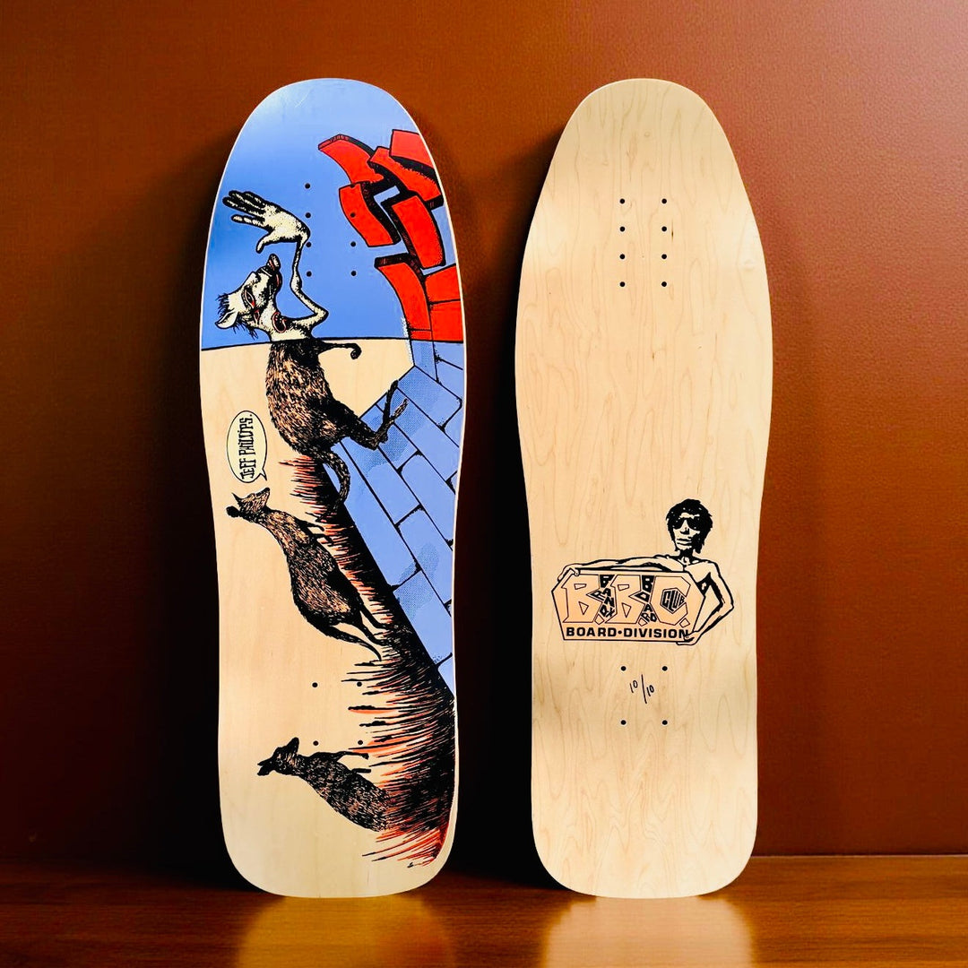 Jeff Phillips Kangaroo Limited Edition BBC Deck, HAND-PAINTED 10"x31" 1 of 10