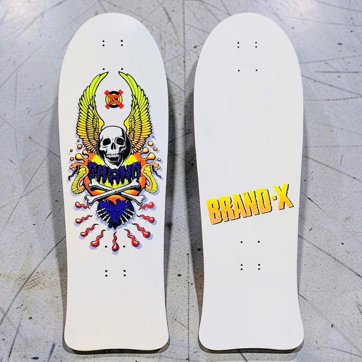 X-Con GLOW-IN-DARK Limited Edition, HAND-PAINTED 10"x30.5" Deck (1 of 10)