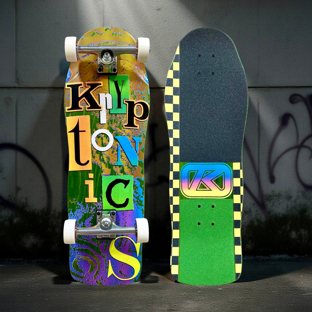 Kryptonics Ransom LIMITED EDITION 10.1"x30" HAND PAINTED Complete 1 of 3