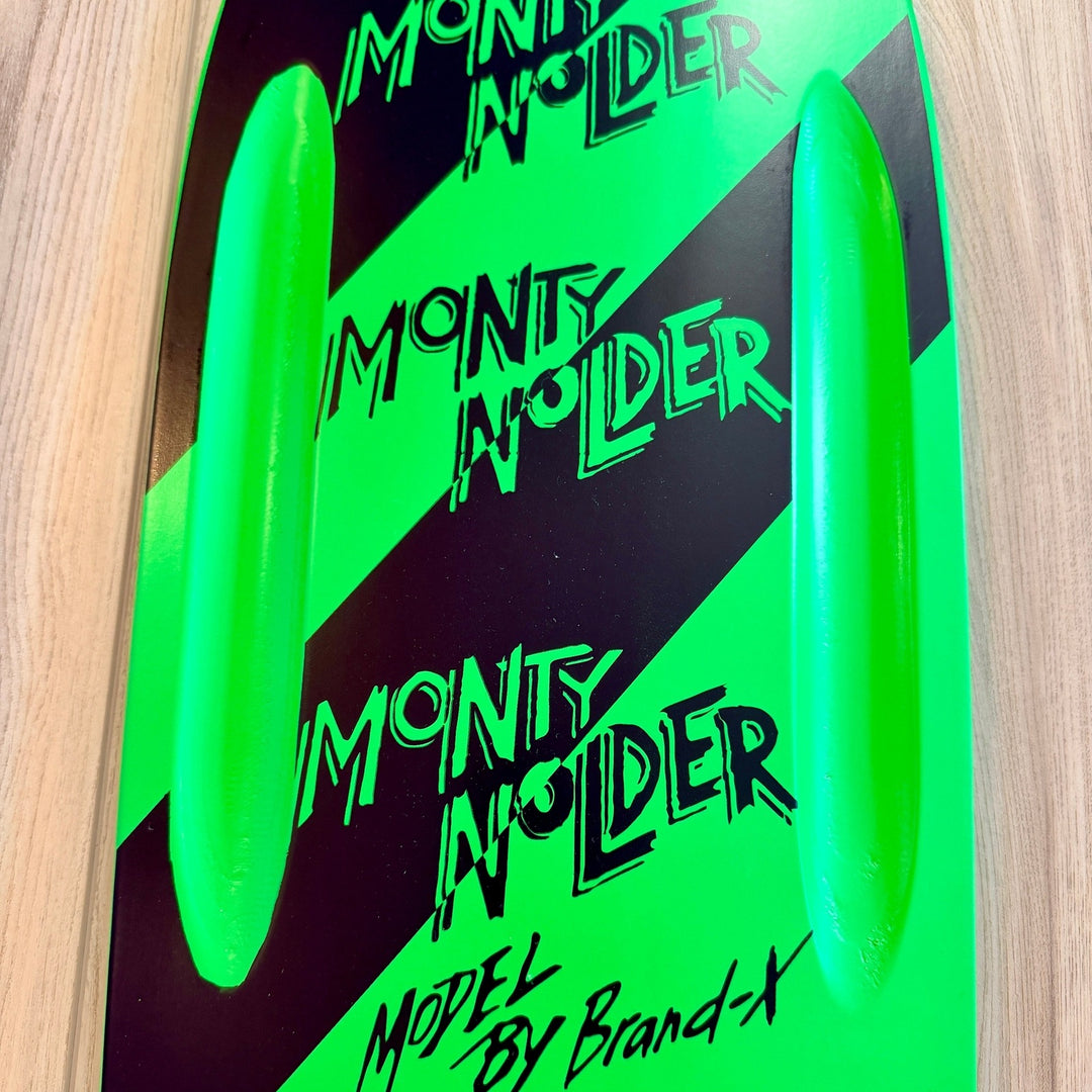 Monty Nolder STRIPES Limited Edition ROUTED Deck 10”x30” HAND-PAINTED 1 of 5