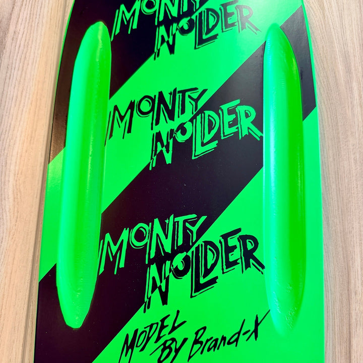 Monty Nolder STRIPES Limited Edition ROUTED Deck 10”x30” HAND-PAINTED 1 of 5
