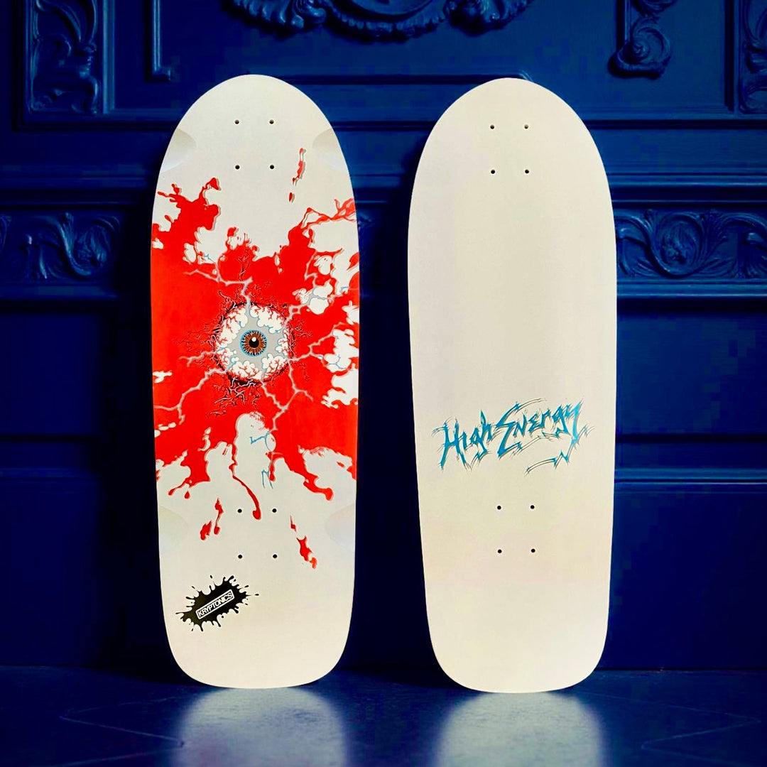 Electric Eye Limited Edition Hand-Painted Skateboard Deck