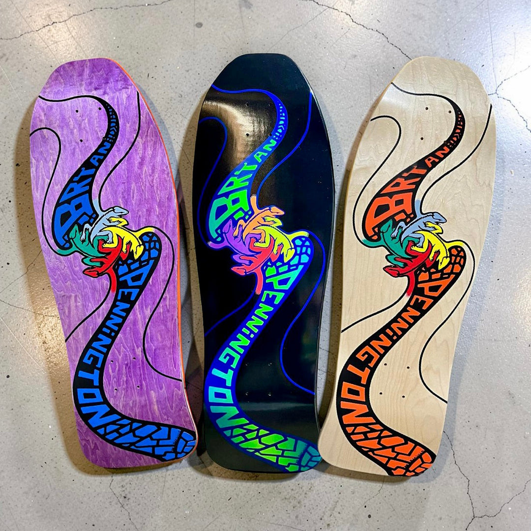 BBC Bryan Pennington Escher Lizard Skateboard Deck