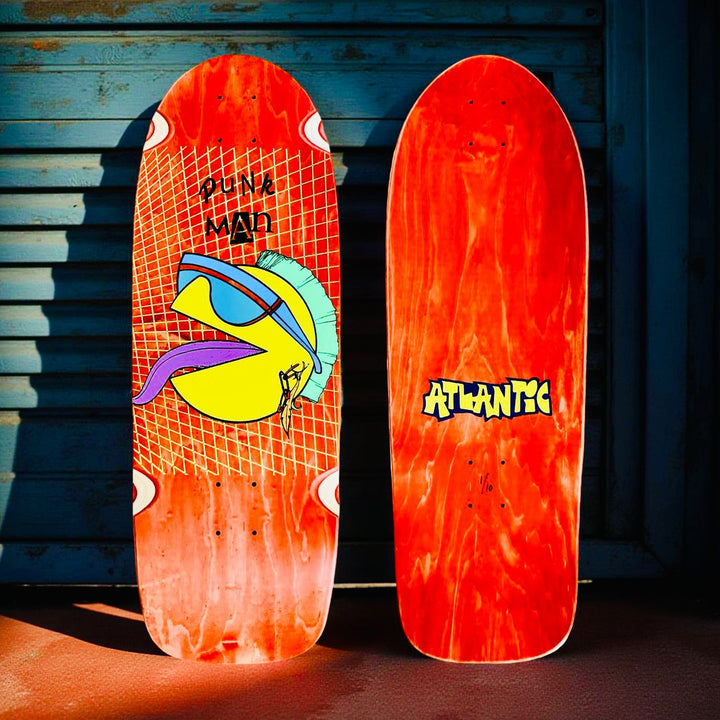 80s Punk Skateboard Deck - Limited Edition Hand-Painted