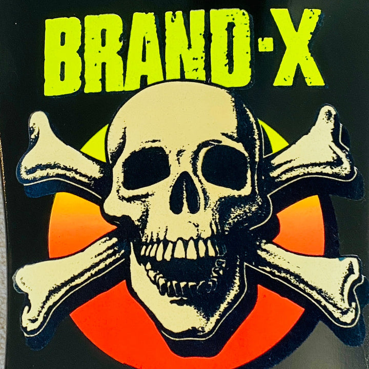 Knucklehead FLOCKED, FLUORESCENT & GLOW-IN-DARK Limited Edition Deck 10.1"x30" HAND PAINTED 1 of 5