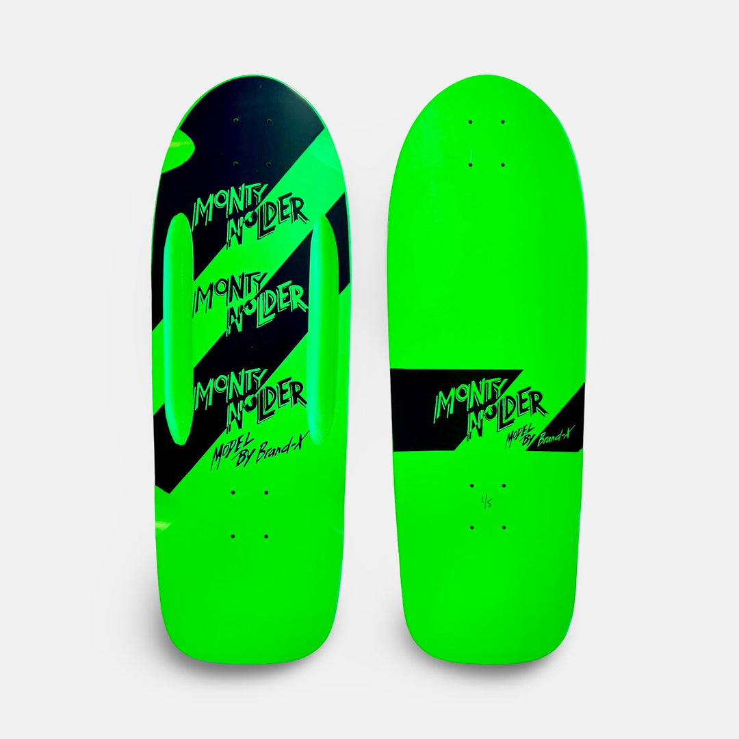 Monty Nolder STRIPES Limited Edition ROUTED Deck 10”x30” HAND-PAINTED 1 of 5
