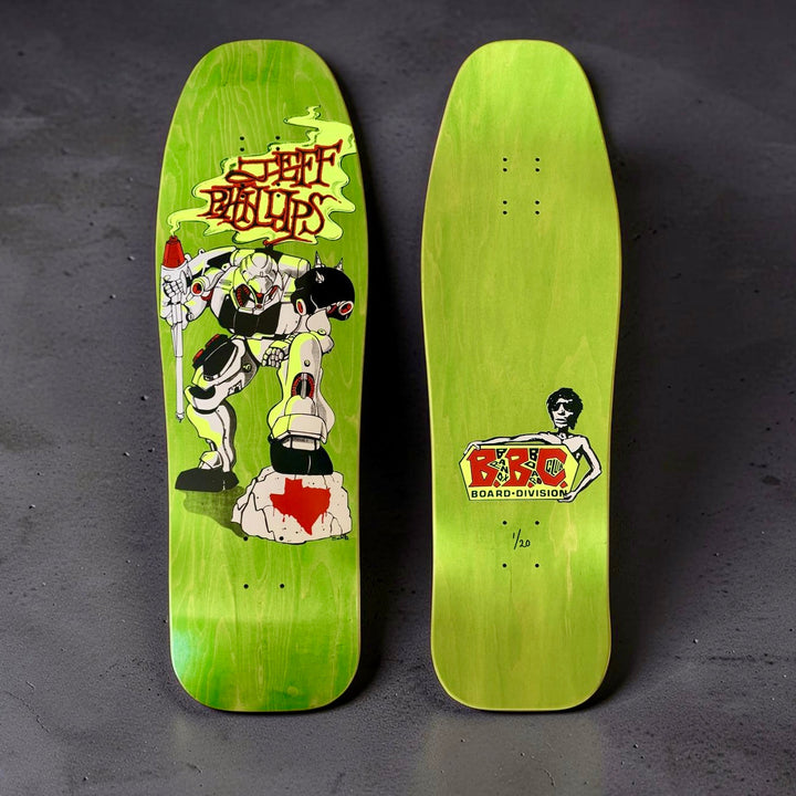 Jeff Phillips BBC Gundam Limited Edition, HAND-PAINTED Deck (1 of 20)