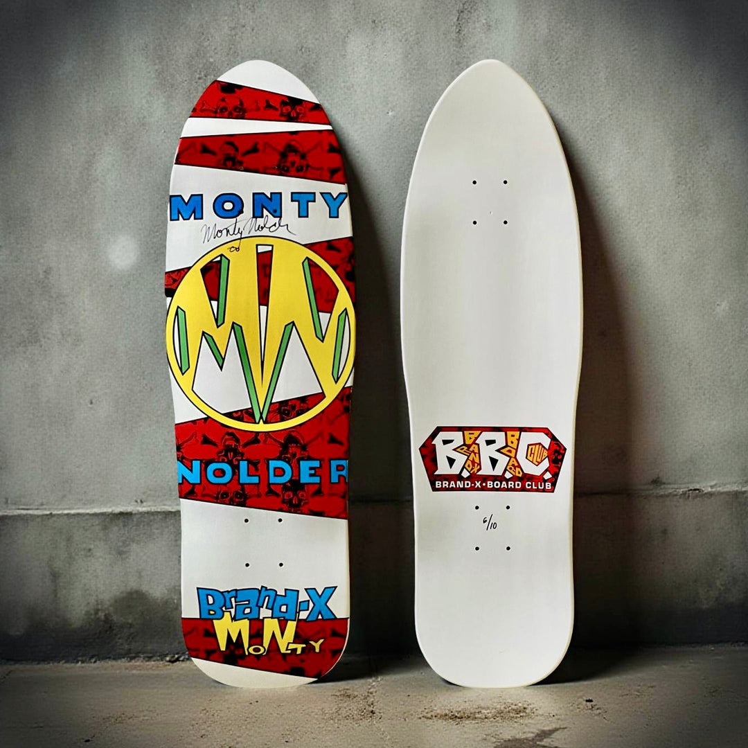 Monty Nolder BBC Limited Edition Deck 9.5"x32" HAND PAINTED 1 of 10 - AUTOGRAPHED