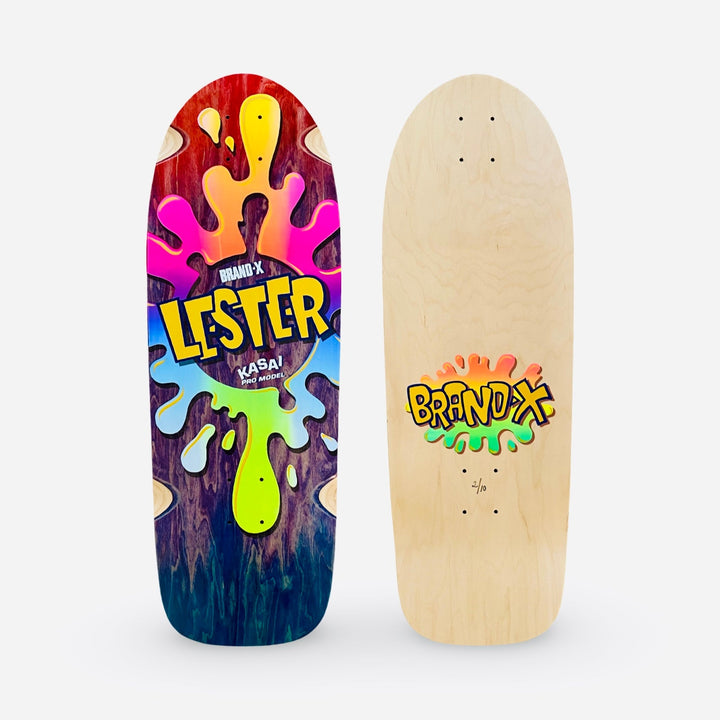 Lester Kasai 10”x30” Hand-Painted Deck, Limited Edition