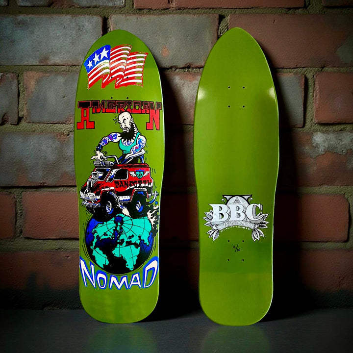 Bill Danforth Nomad Van BBC Limited Edition, Deck 9.5"x32" HAND-PAINTED 1 of 10