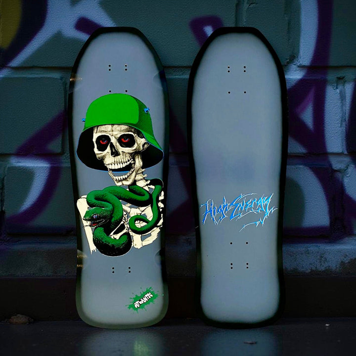 Brand-X Skateboards Guardian Viper Limited Edition Deck 10.5”x31” HAND PAINTED 1 of 10