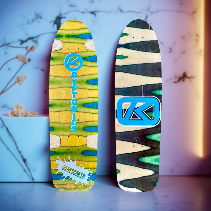 Kryptonics Hand-Painted Cruiser Deck - 8.5”x31”