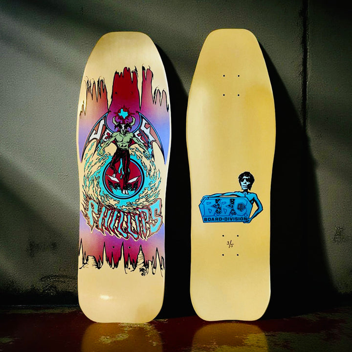 Jeff Phillips DevilMan METALLIC GOLD Limited Edition, BBC Deck HAND-PAINTED 1 of 5