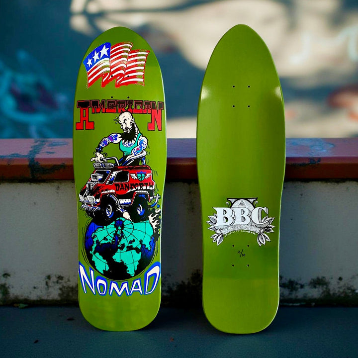 Bill Danforth Nomad Van BBC Limited Edition, Deck 9.5"x32" HAND-PAINTED 1 of 10
