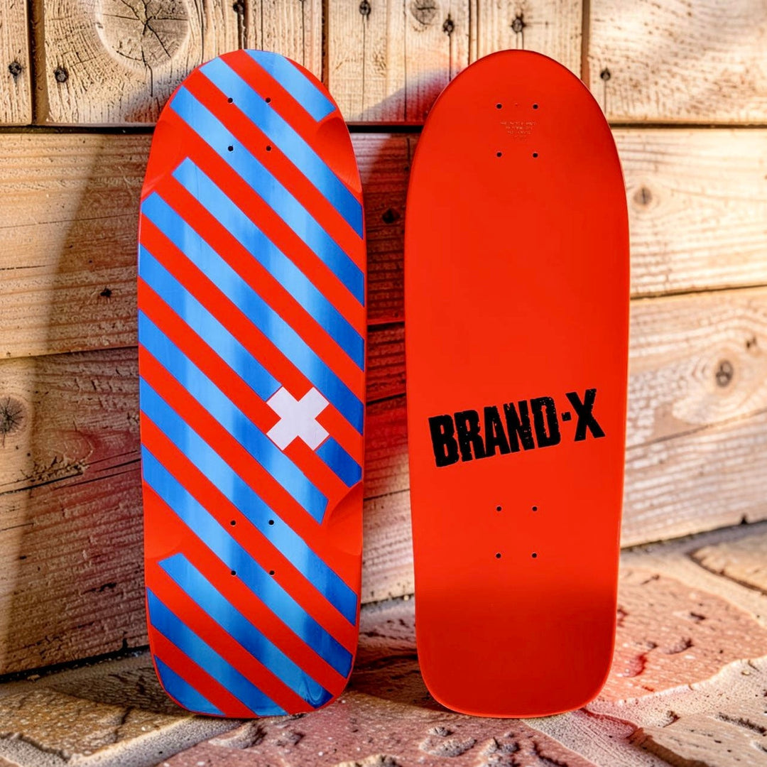 Hand Painted Vertical Hold 10x30 Skateboard Deck
