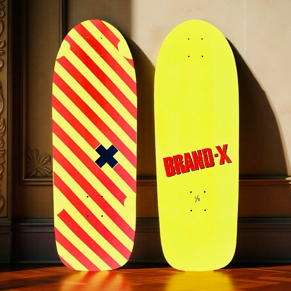 Hand-Painted Vertical Hold Skateboard Deck - Limited Edition
