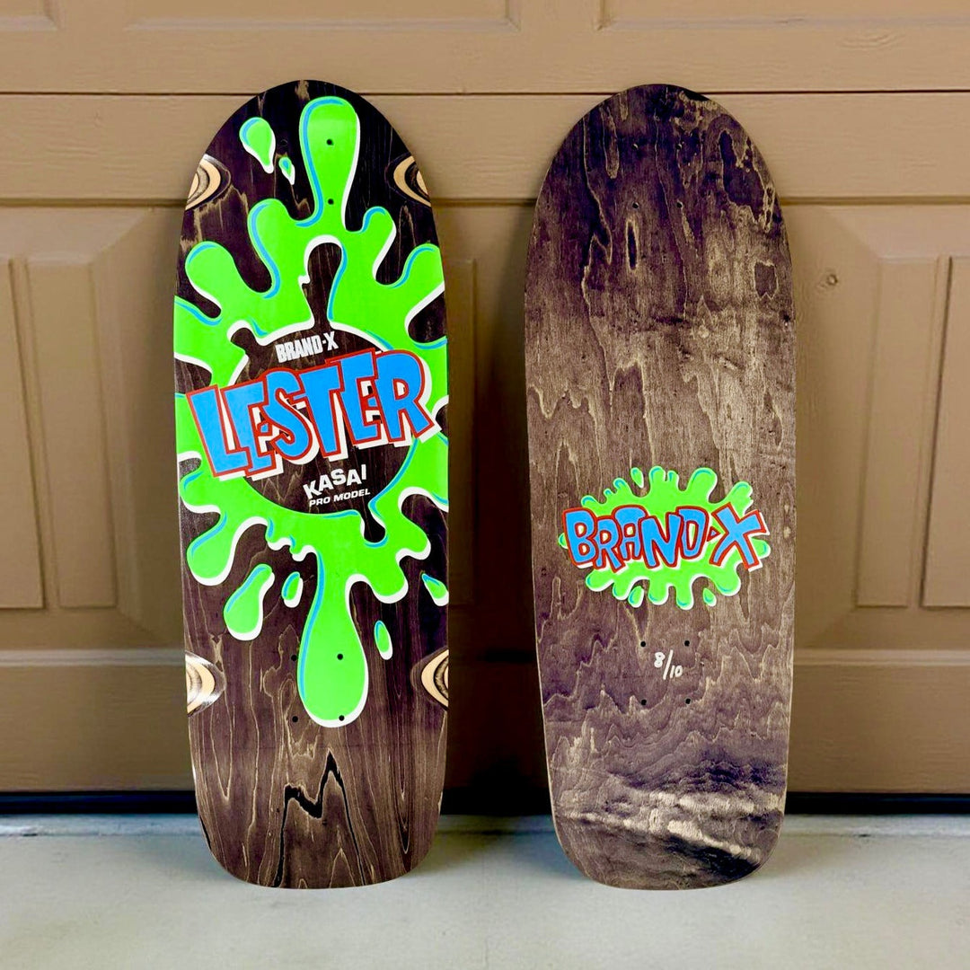 Lester Kasai Hand-Painted Skateboard Deck - Ultra Limited Edition