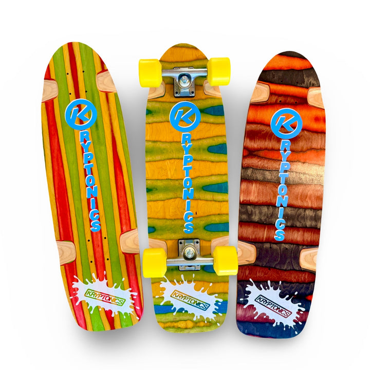 Kryptonics One of a Kind Cruiser Skateboard Deck 8.5''x31''