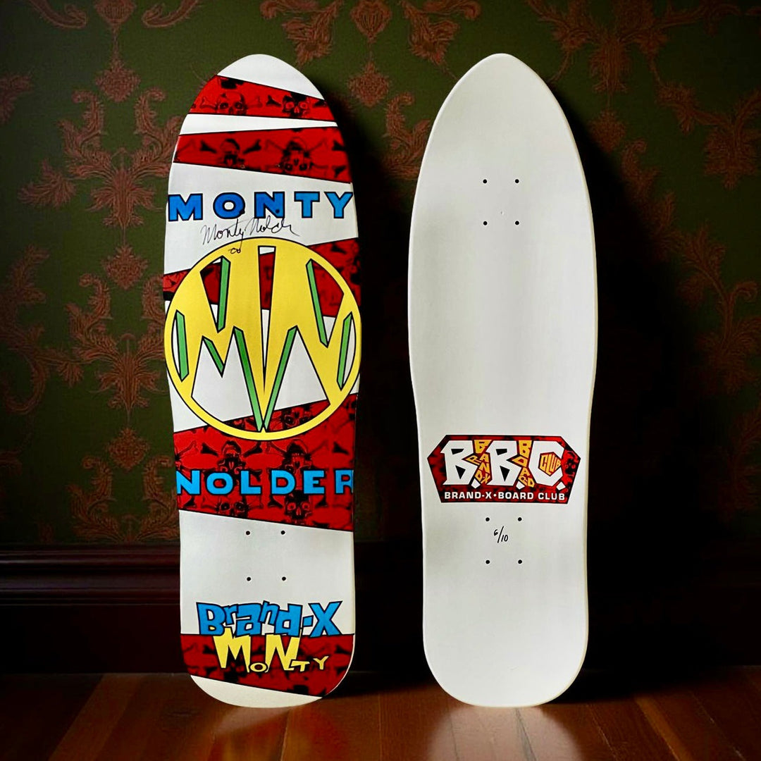 Monty Nolder BBC Limited Edition Deck 9.5"x32" HAND PAINTED 1 of 10 - AUTOGRAPHED