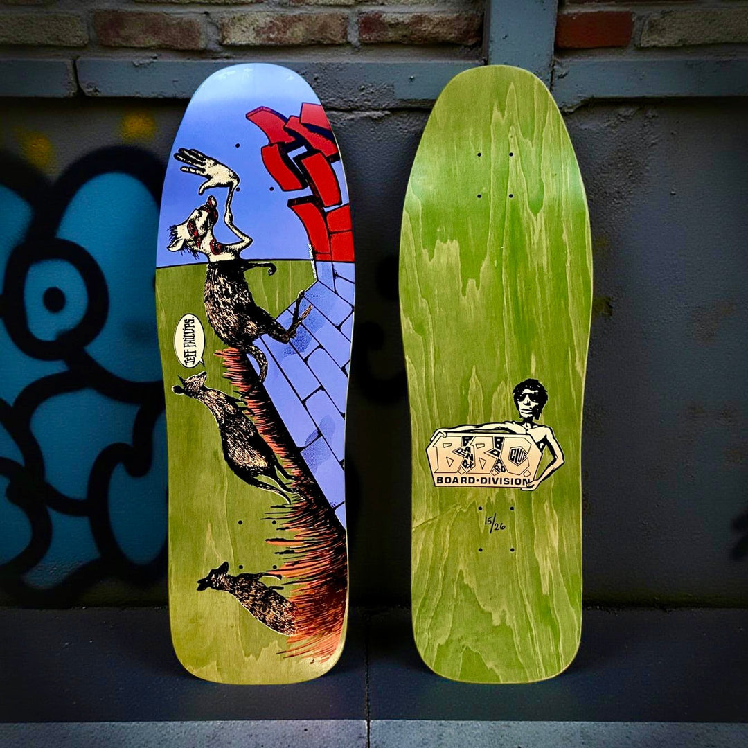 Jeff Phillips Kangaroo Limited Edition BBC Deck, HAND-PAINTED 10"x31" 1 of 26