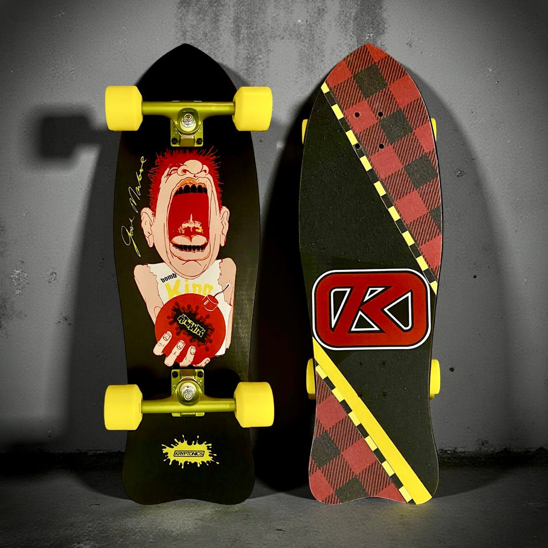 Josh Marlowe “Bomb King” Limited Edition Torpedo COMPLETE 10”x31” HAND-PAINTED 1 of 5